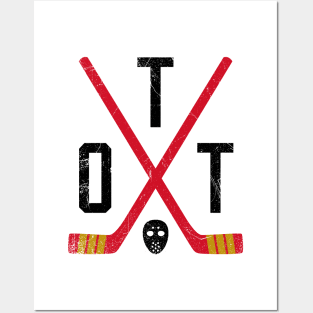 OTT Retro Sticks - White Posters and Art